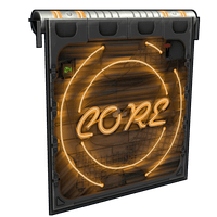 Neon Core Garage Door