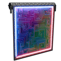 Neon Bismuth Garage Door