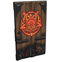 El Diablo Wooden Door