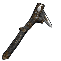 Silver Leaf Stone Pickaxe