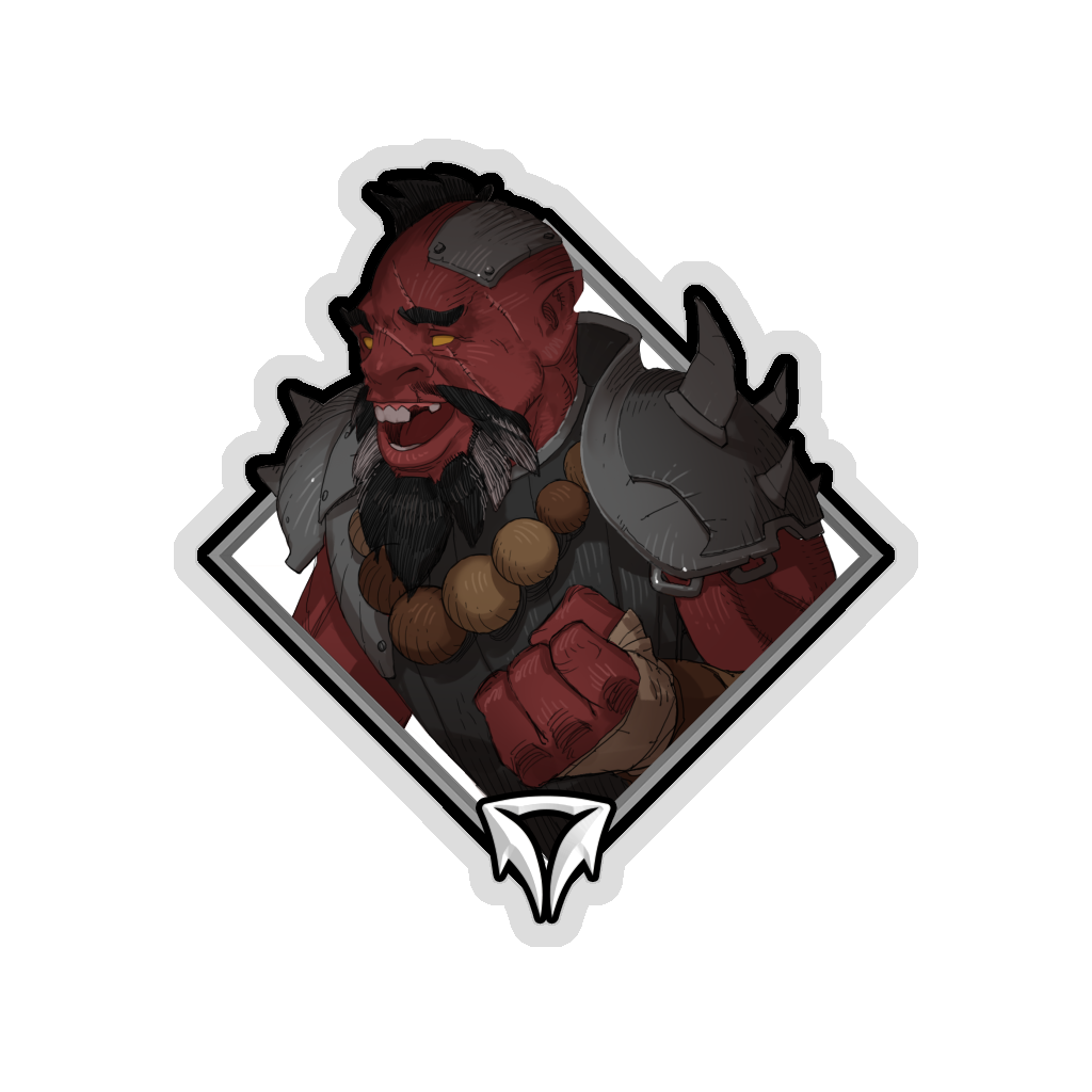 Crownfall Sticker - Brak Baelor
