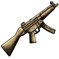 Charcoal Sketch MP5