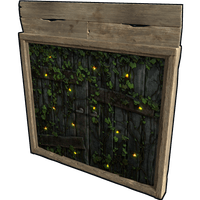 Fireflies Double Wooden Doors