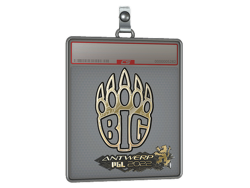 Sticker Slab | BIG (Gold) | Antwerp 2022