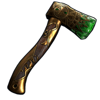 Emerald Relic Hatchet