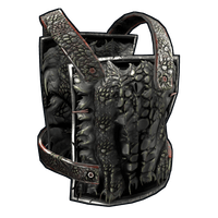 Black Alligator Metal Chest Plate