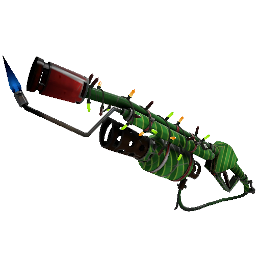 Strange Festivized Professional Killstreak Elfin Enamel Flame Thrower (Field-Tested)