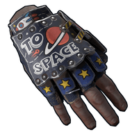 Space Raider Roadsign Gloves