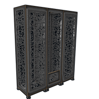 Wrought Iron Locker