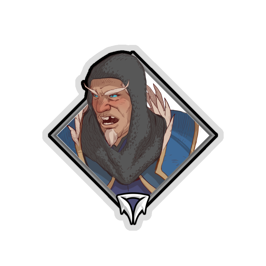 Glitter Crownfall Sticker - Midgate Guard