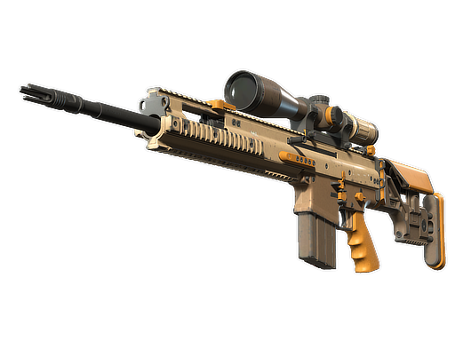 SCAR-20 | Short Ochre (Well-Worn)