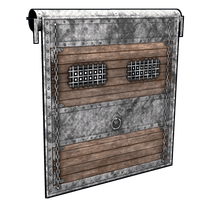 Frontier Rustic Garage Door