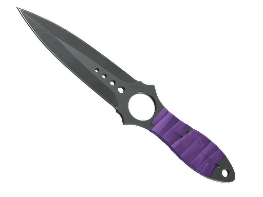 ★ Skeleton Knife | Ultraviolet (Well-Worn)