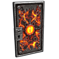 Watcher of Doom Metal Door