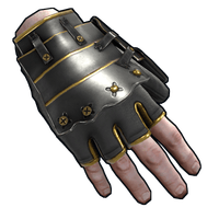 Black Gold Roadsign Gloves