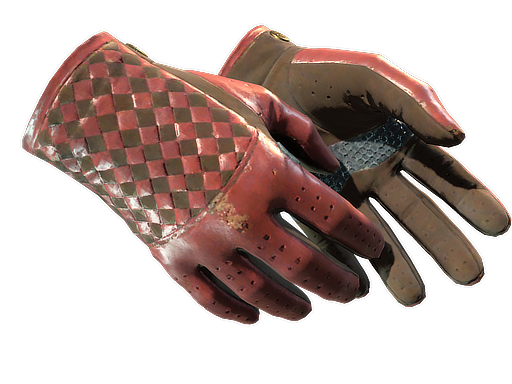 ★ Driver Gloves | Crimson Weave (Well-Worn)