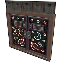 Outer Planets Armored Double Door