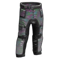White Holographic Pants