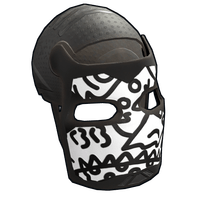 Doodle Metal Facemask