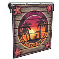 Chill Zone Garage Door