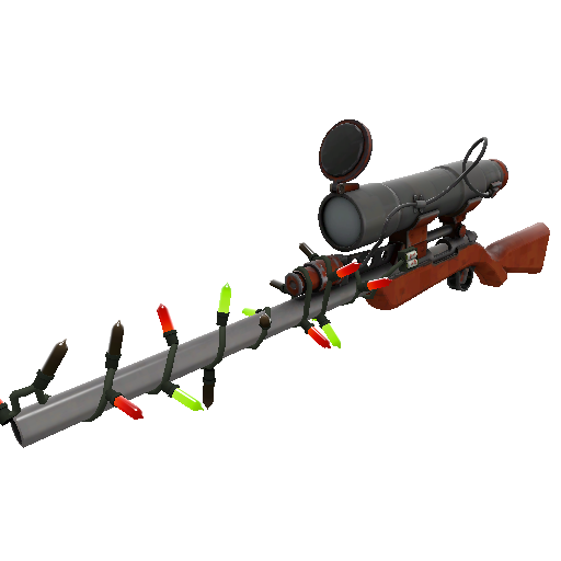 Strange Festivized Killstreak Team Serviced Sniper Rifle (Field-Tested)