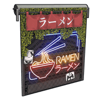 Ramen Garage Door
