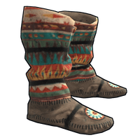 Native American Hide Shoes