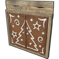 Ginger Bread Wooden Double Door
