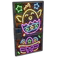 Neon Rise Sheet Metal Door