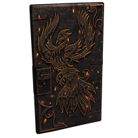 Fire Phoenix Metal Door