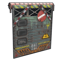 Trash Garage Door