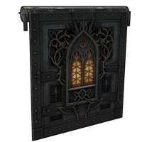 Gothic Veil Garage Door