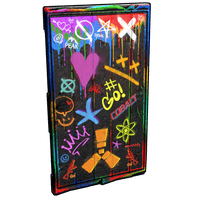 Spraycan Wooden Door