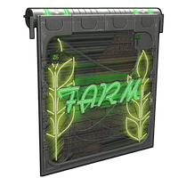 Neon Farm Door