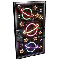 Outer Planets Metal Door