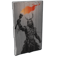 Flamebearer Wooden Door