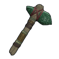 Aztec Jade Hachet