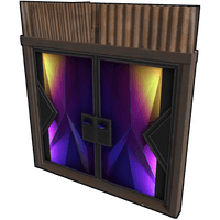 Tempered Sheet Metal Double Door