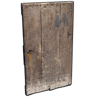 Old Heavy Wooden Door